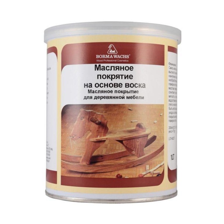 Олія для меблів на основі воску Hard Furniture Wax Oil 0,5 л