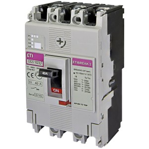 Автоматический выключатель EB2S 160/3LF 40A 3p (16kA) ETI (4671805)