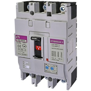 Промышленный автоматический выключатель ETI EB2 250/3L 250A 3p ETI (4671073)