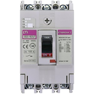 Автоматический выключатель EB2S 160/3LF 100A 3p (16kA) ETI (4671809)