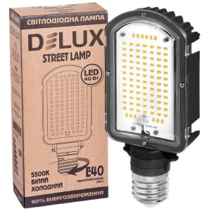 Світлодіодна лампа DELUX StreetLamp 40 Вт E40 5500K IP65 (90012691)