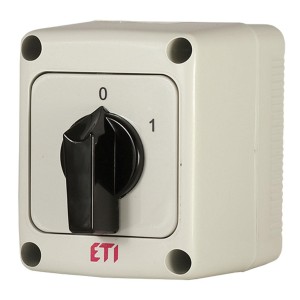 Выключатель в корпусе 0-1 (серо-черный) ETI CS 16 90 PN (4773154)