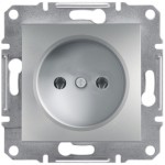 Механізм розетки (2К) 16A алюміній EPH3000161 Schneider Electric Asfora