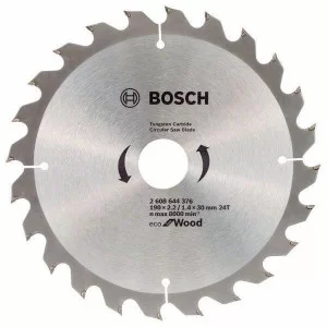 Пильный диск 160 x 20 мм, 24 T по дереву ECO Wood BOSCH - 2608644373