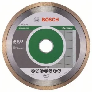 Алмазный отрезной круг 180 x 25,4 мм для керамической плитки Standard for Ceramic BOSCH - 2608602536