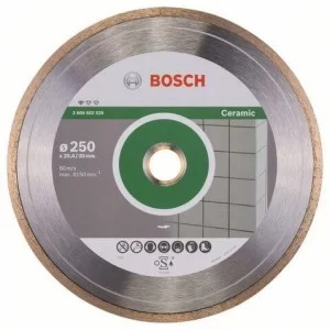 Алмазный отрезной круг 250 x 30/25,4 мм для керамической плитки Standard for Ceramic BOSCH - 2608602539