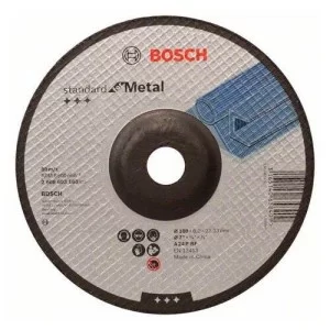 Круг обдирочный 180 х 6,0 x 22,23 мм по металлу, выпуклый, Standard for Metal BOSCH - 2608603183