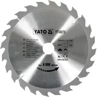 Диск пильний по дереву 250 х 30 x 3,2 x 2,2 мм, 24 зуби Yato - YT-6070