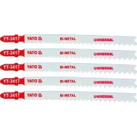 Полотно для электролобзика (металл), 10-5 TPI, длина 130 мм, набор 5 пр. Yato - YT-3417