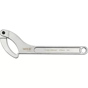 Ключ крюковой с носиком, на шарнире, диапаз. 120 - 180 мм, длина 470 мм YATO - YT-01674