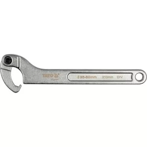 Ключ крюковой с носиком, на шарнире, диапаз. 35 - 50 мм, длина 210 мм YATO - YT-01671