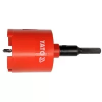 Свердло-коронка алмазна 82 мм, з напрямною, шестигранний хвостовик Yato - YT-6046