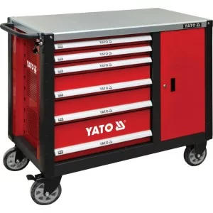 Шкаф-тележка для инструментов с 6 ящиками, 1000 x 1130 x 570 мм YATO - YT-09002