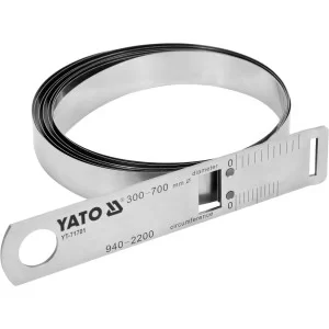 Циркометр для круга 940 - 2200 мм и диаметра 300 - 700 мм с метр. и дюйм. шкалами, стальной YATO - YT-71701