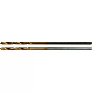 Сверла по металлу титановые HSS-TIN, диаметр 1 мм, длина 34/12 мм, 2 шт YATO - YT-44630
