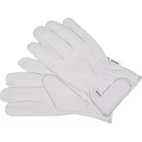 Рукавички робочі білі із застібкою-липучкою Yato шкіра, розмір 10 - YT-74647