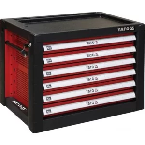 Шкаф для инструментов YATO с 6 ящиками 533 х 397 х 55 мм, 690 x 465 x 535 мм - YT-09155