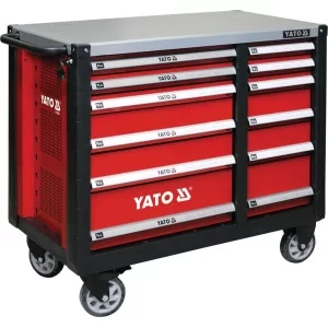 Шкаф-тележка для инструментов YATO с 12 ящиками, 1000 x 1130 x 570 мм - YT-09003