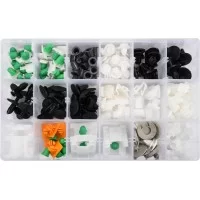 Набір кріплень обшивки AUDI Yato, 12 типорозмірів, 160 шт. - YT-06664