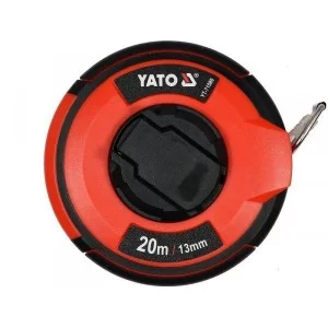 Рулетка измерительная стальная 20м Yato YT-71580