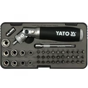Набор бит для шуруповерта с трещоткой Yato YT-2806