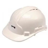 Будівельна захисна біла каска Vorel 74190 (Польща)
