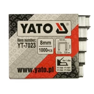 Оцинкованная скоба для степлера 8мм Yato YT-7023