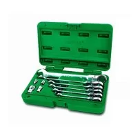 Набір ключів комбінованих з тріскачкою та шарніром TopTul GAAI1003