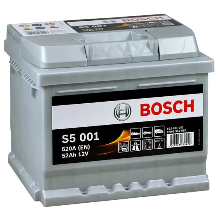 Акумулятор автомобільний Bosch 52А (0 092 S50 010)