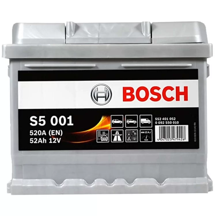 Аккумулятор автомобильный Bosch 52А (0 092 S50 010) цена 3 449грн - фотография 2