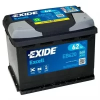 Акумулятор автомобільний EXIDE EXCELL 62A (EB620)