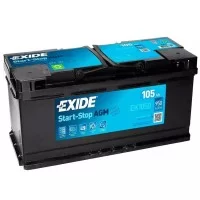Аккумулятор автомобильный EXIDE START-STOP AGM 105A (EK1050)