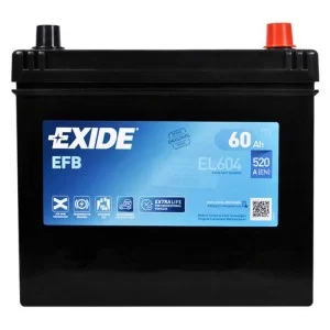 Аккумулятор автомобильный EXIDE START-STOP EFB 60A (EL604)