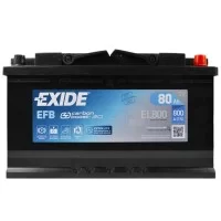 Акумулятор автомобільний EXIDE START-STOP EFB 80A (EL800)