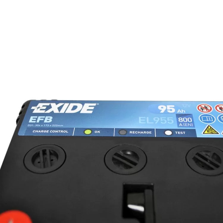 продаємо Акумулятор автомобільний EXIDE START-STOP EFB 95A (EL955) в Україні - фото 4
