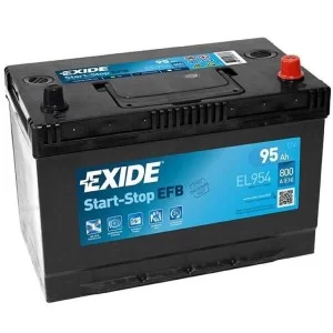 Аккумулятор автомобильный EXIDE START-STOP EFB 95A (EL954)