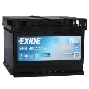 Акумулятор автомобільний EXIDE 70A (EL700)