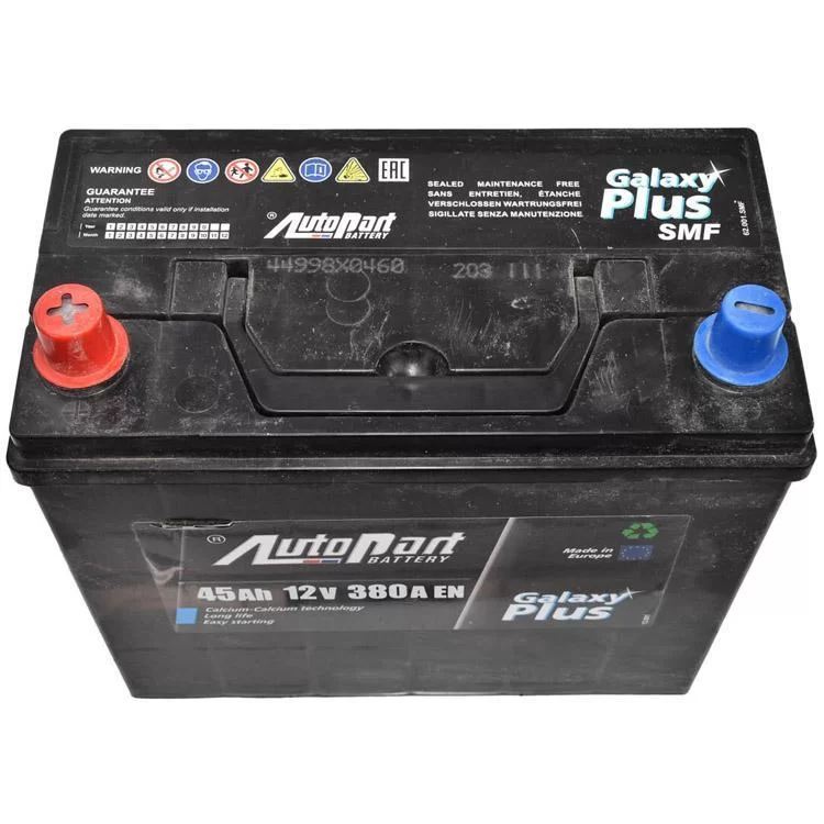 Аккумулятор автомобильный AutoPart 45 Ah/12V Japan Plus (ARL045-J01) цена 2 617грн - фотография 2