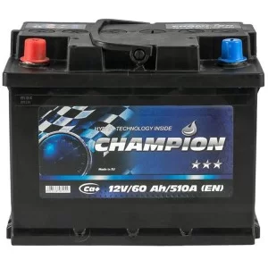 Акумулятор автомобільний Champion Black 60 Ah/12V (CHB60-1)