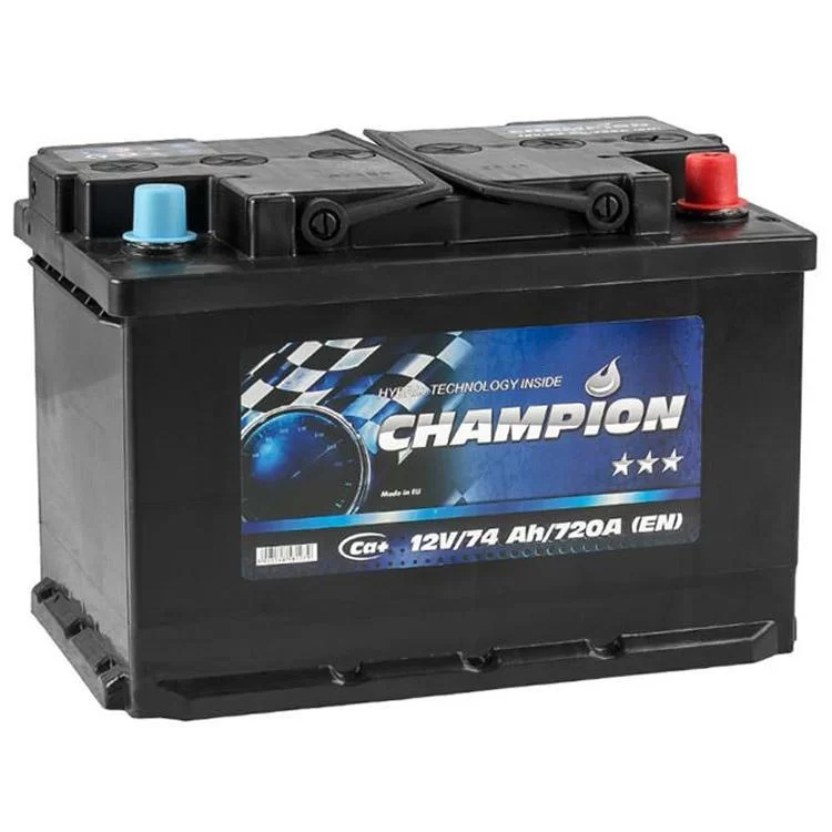 Акумулятор автомобільний Champion Black 74 Ah/12V Euro (CHB74-0) ціна 3 328грн - фотографія 2