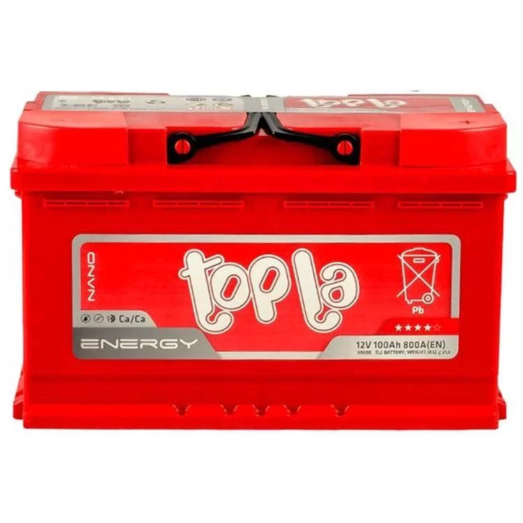 Акумулятор автомобільний Topla 100 Ah/12V Energy короткий (108 000)