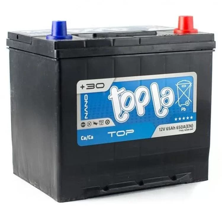 Аккумулятор автомобильный Topla 65 Ah/12V Top/Energy Japan Euro (118 665)