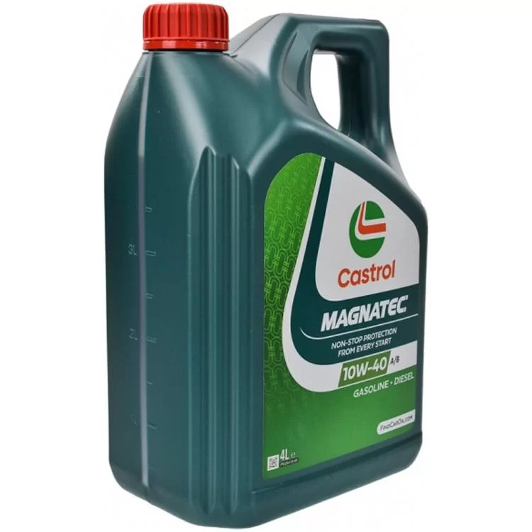 Моторна олива Castrol MAGNATEC 10W-40 4л (CS 10W40 M A3/B4 4L) ціна 1 348грн - фотографія 2