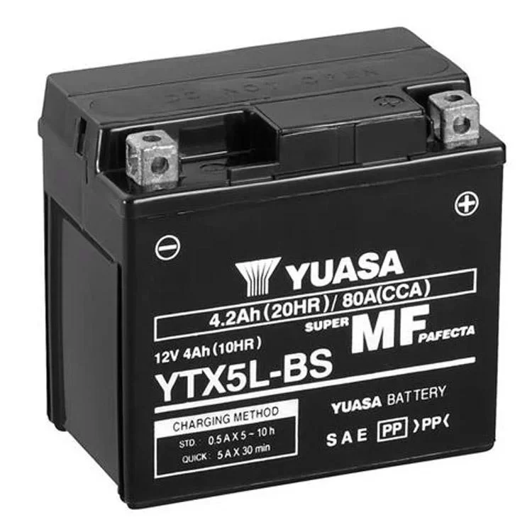 Акумулятор автомобільний Yuasa 12V 4Ah MF VRLA Battery AGM (YTX5L-BS)