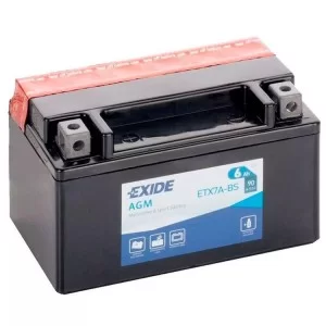 Аккумулятор автомобильный EXIDE AGM 6Ah (+/-) (90EN) (ETX7A-BS)