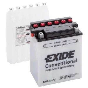 Аккумулятор автомобильный EXIDE CONVENTIONAL 14Ah Ев (-/+) (145EN) (EB14L-A2)