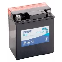 Мото аккумулятор EXIDE AGM 6Ah Ев (-/+) (100EN) (ETX7L-BS)
