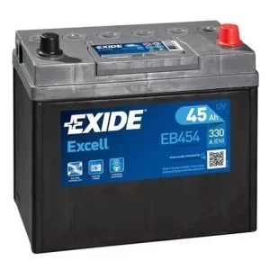 Акумулятор автомобільний EXIDE EXCELL 45A (EB454)