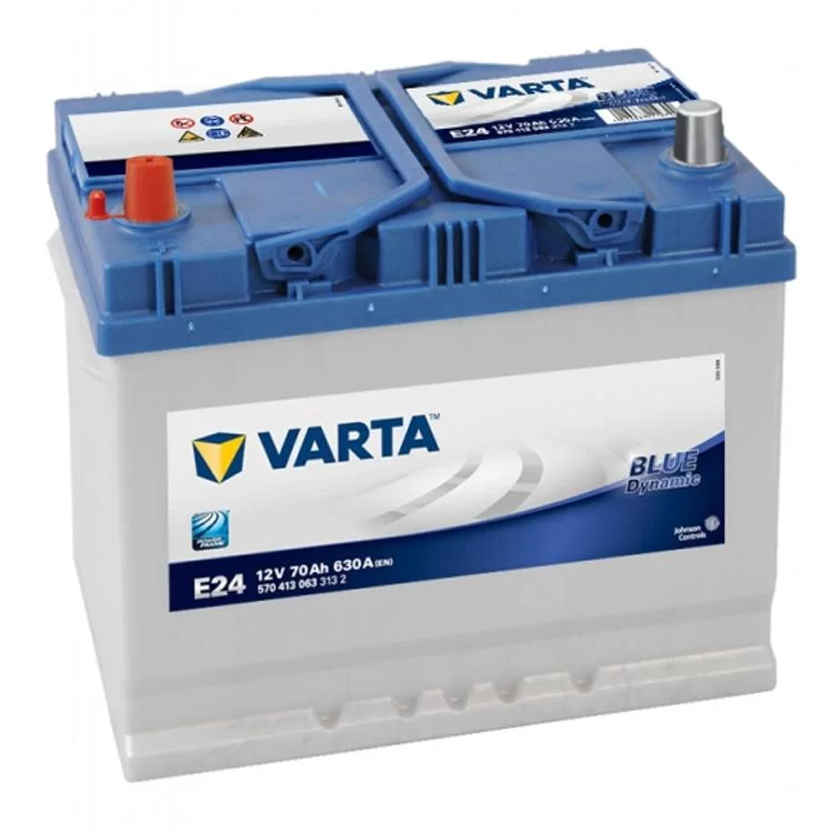 Акумулятор автомобільний Varta Blue Dynamic 70А (+/-) ASIA E24 (630EN) (570413063)