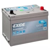 Акумулятор автомобільний EXIDE PREMIUM 75A (EA754)